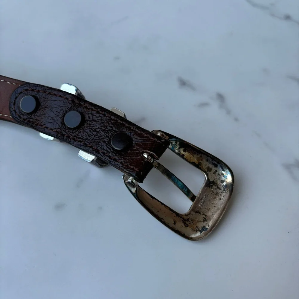 Pinto Ranch TX Belt - Genuine Ostrich Handmade Belt - Men's
